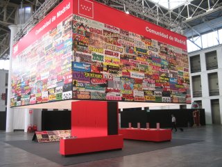 Vista del stand de la Comunidad de Madrid
